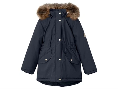 Name It dark sapphire parka vinterjakke