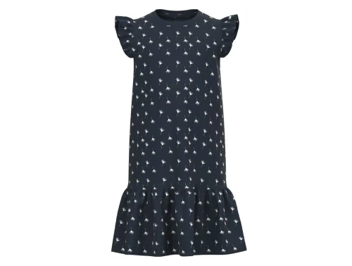Name It dark sapphire kjole print