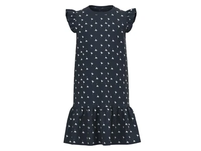Name It dark sapphire kjole print