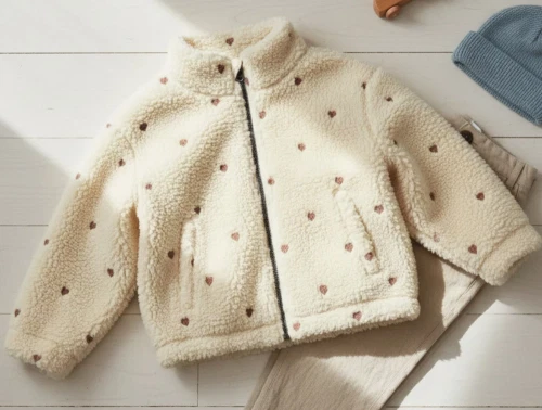 Lil Atelier sandshell hearts jakke