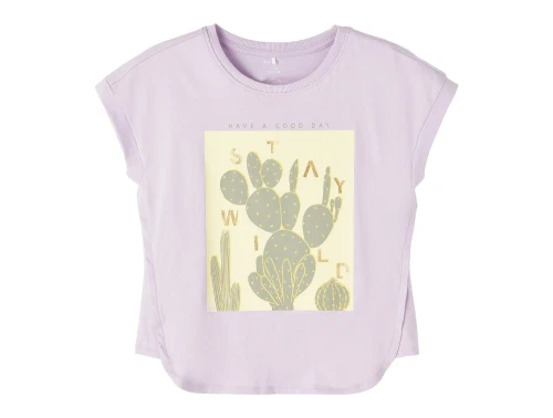 Name It orchid bloom top print