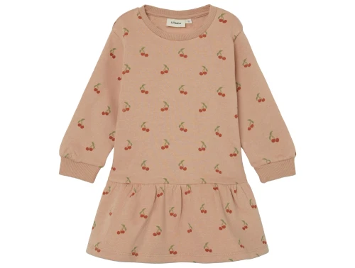 Lil Atelier sirocco sweatkjole kirsebær