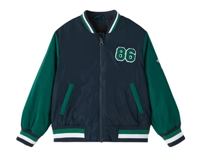 Name It dark sapphire overgangsjakke college