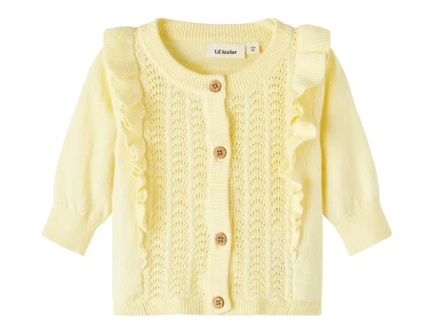 Lil Atelier double cream cardigan