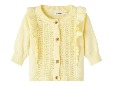 Lil Atelier double cream cardigan