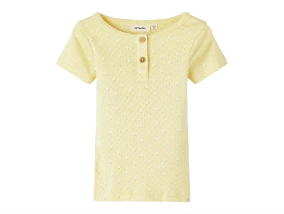 Lil Atelier double cream top blomster