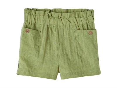 Lil Atelier sage shorts