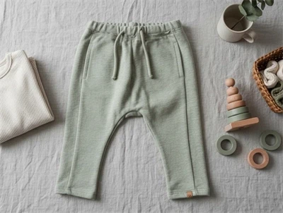 Lil Atelier sage sweatpants