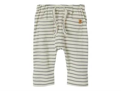 Lil Atelier frost gray bukser striber