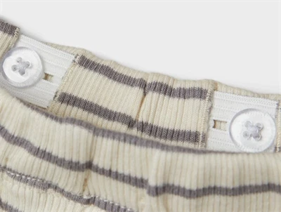 Lil Atelier frost gray bukser striber