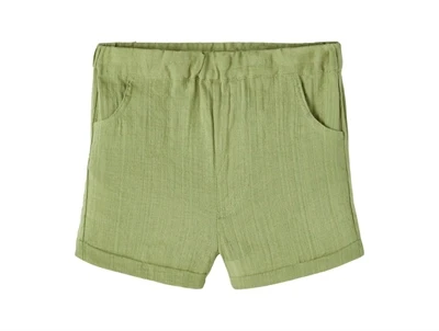 Lil Atelier sage shorts