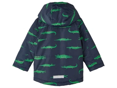 Name It dark sapphire crocodile vinterjakke