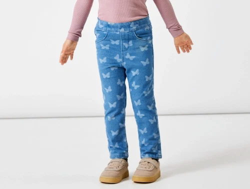 Name It medium blue denim butterfly leggingName It medium blue denim butterfly legging