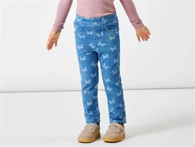 Name It medium blue denim butterfly leggingName It medium blue denim butterfly legging