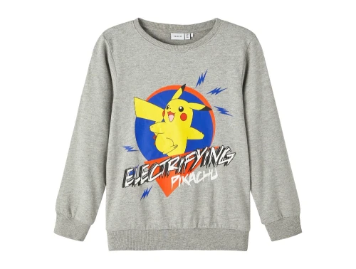 Name It sweatshirt grey melange Pokemon