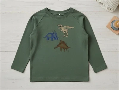 Name It duck green dino top