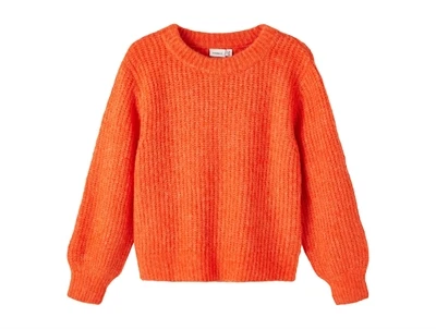 Name It scarlet ibis strikbluse