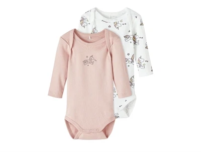 Name It bright white unicorn body (2-pak)