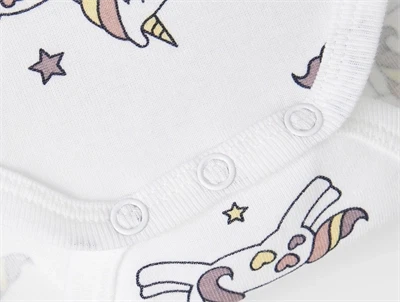 Name It bright white unicorn body (2-pak)