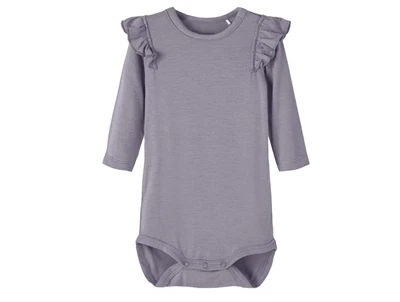 Name It lavender gray body flæser