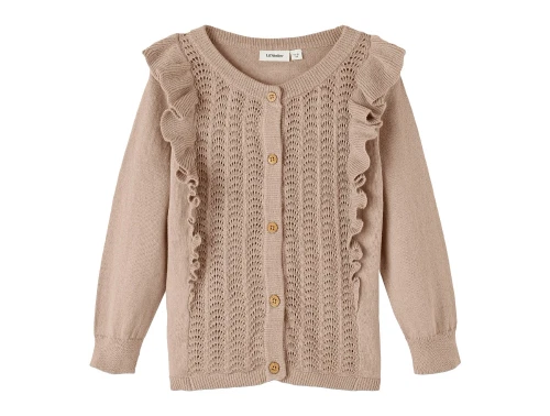 Lil Atelier rose dust cardigan