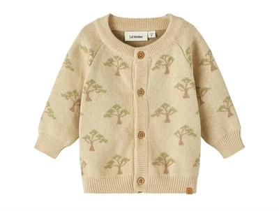 Lil Atelier pebble melange cardigan