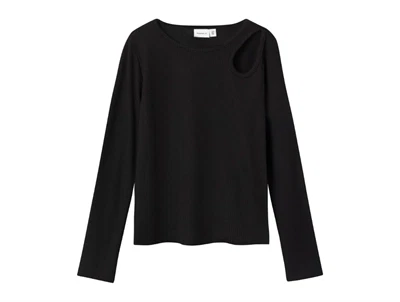 Name It black short top