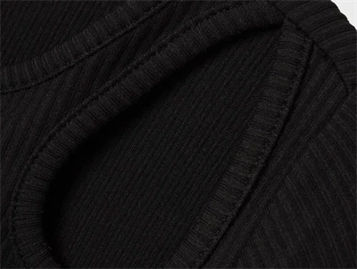 Name It black short top