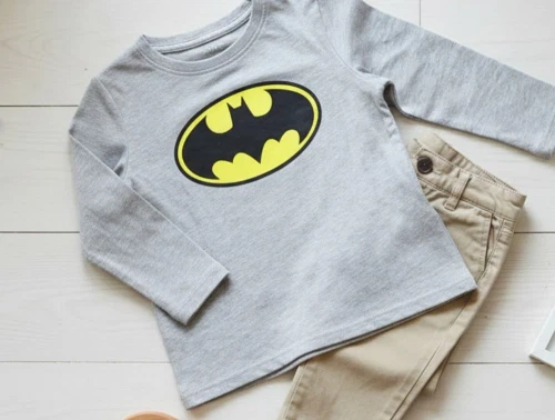 Name It grey melange t-shirt Batman