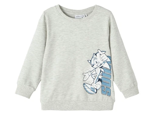 Name It light grey melange sweatshirt Sonic