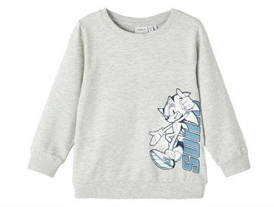 Name It light grey melange sweatshirt Sonic