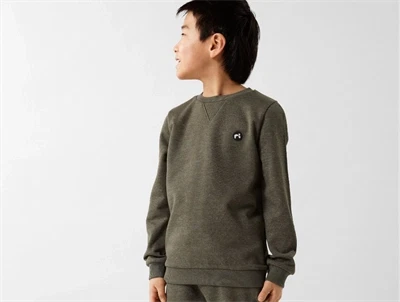 Name It sweatshirt i grøn nuance på barn