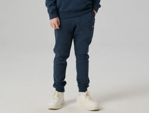 Name It sweatpants i blå nuance med lynlåslommer
