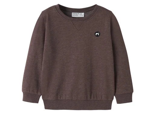 Name It sweatshirt french roast med badge
