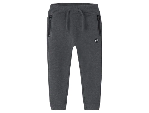 Name It sweatpants mørkegrå melange med badge