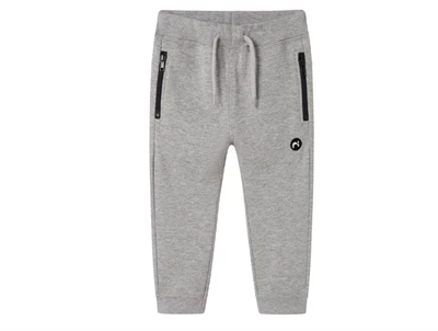 Name It sweatpants grey melange med badge