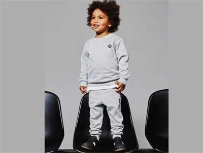 Name It sweatpants grey melange med badge