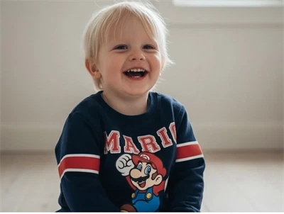 Name It dark sapphire Super Mario sweatshirt