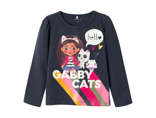 Name It india ink glitter Gabby\'s Dollhouse top