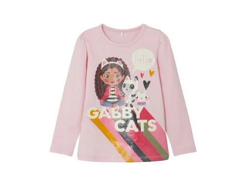 Name It parfait pink glitter Gabby\'s Dollhouse top
