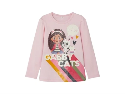 Name It parfait pink glitter Gabby's Dollhouse top