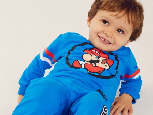 Name It imperial blue Super Mario sweatshirt