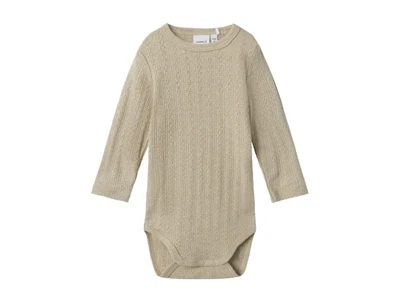 Name It pure cashmere melange glitter body