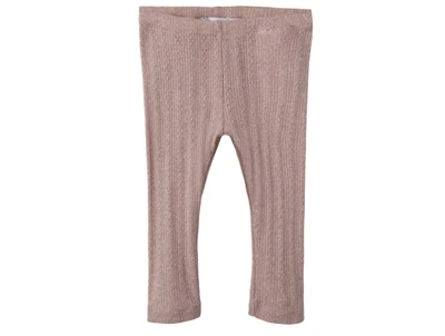 Name It deauville mauve melange glitter legging