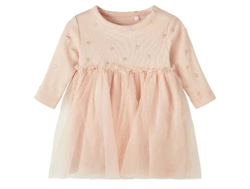 Name It rose smoke glitter tyl kjole