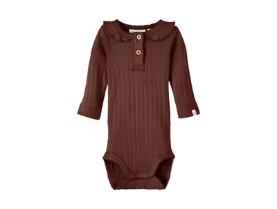 Lil Atelier rum raisin body hulmønster