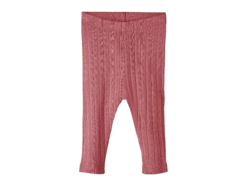 Lil Atelier dry rose hulmønster legging