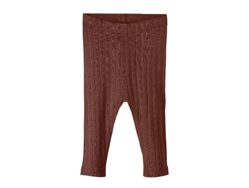 Lil Atelier rum raisin legging hulmønster