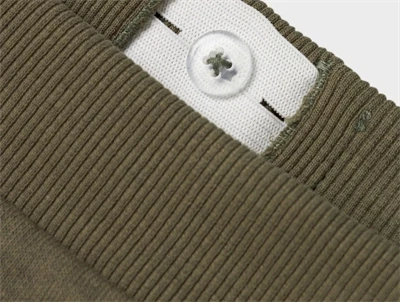 name it cargo sweatpants dusty olive detalje