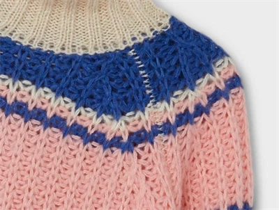 Name It buttercream loose turtleneck striktrøje